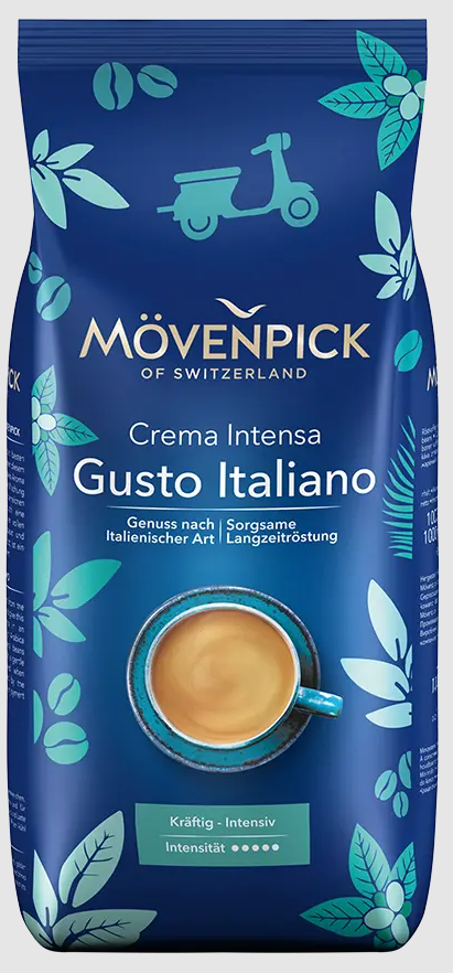 Mövenpick Caffè Crema Gusto Italiano bonen 1 kg Top Merken Winkel